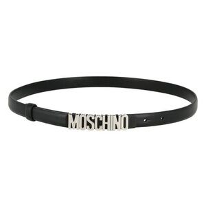 MOSCHINO Slim Logo Leather Belt size 40/85